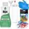 Rit Dye Liquid Truly Green All-Purpose Dye 8oz, Pixiss Tie Dye Accessories Bundle